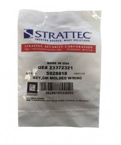 10-PACK Strattec GM Key w/ Ring Uncut Blank 23372321