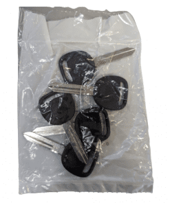 5-PACK GM Non Chip Ignition Key Blank Uncut Blade Made by Ilco B102-P