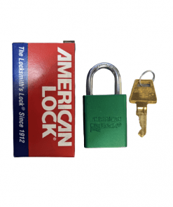 American Lock Lockout Padlock KD Green 1-7/8 H A1105GRN