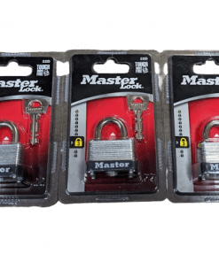 3-PACK Master Lock 1 1/2" Steel Padlock 22D