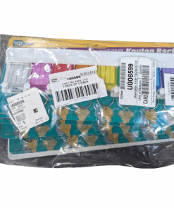 5-PACK Lucky Line Keytag Rack Holder Organizer Assorted Colors 8-key Tag 60580
