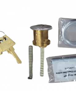 2-PACK U.S. LOCK Rim Cylinder Solid Brass Y1 Keyway Chrome KA2 - 1565Y126D