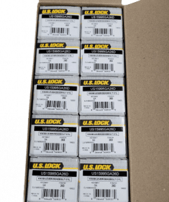 10 PACK US Lock Knob/Deadbolt Cylinder Universal GA Keyway Chrome US15995GA26D