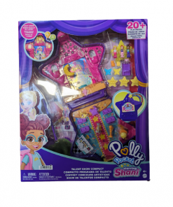 Polly Pocket Starring Shani Talent Show Compact Miniature Playset