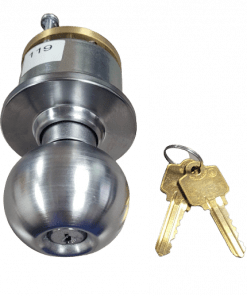 Arrow Lock BD17-26D Satin Chrome Classroom Outside Ball Door Knob