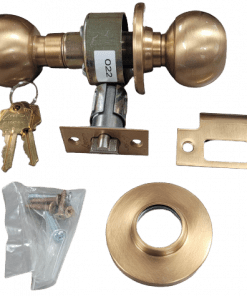 Arrow Lock MK Series Lockset Single Cylinder-Gold Bronze Finish - MK11-BD-10