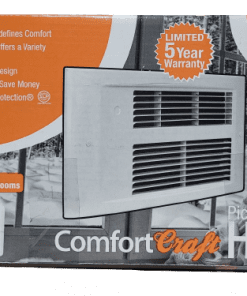 King Electric PX 240-Volt, 1750-Watt, Electric Wall Heater in Satin Nickel