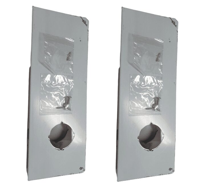 Plaque De Propreté Enveloppante Don-Jo MFG 14-S-2-CW - Acier Inoxydable - Pour Porte De 1-3/4" - Avec Set De Dos 2-3/4"