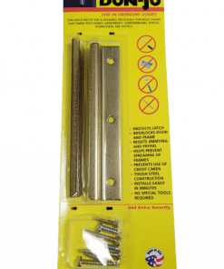 Don-Jo 801109 Inswing Door Latch Protector 6" Brass Plated