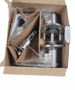 Arrow Cylindrical Lock C-Series Storeroom with Solar Lever Design in Bright Chrome - CL12-SC-26