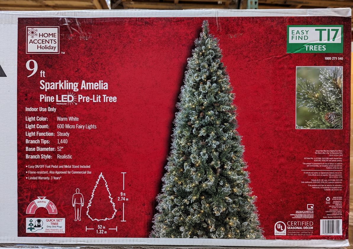 Home accents deals holiday christmas tree