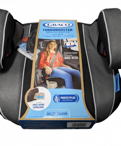 Graco TurboBooster Backless Booster Car Seat Miller's Fashion 40lbs - 100lbs