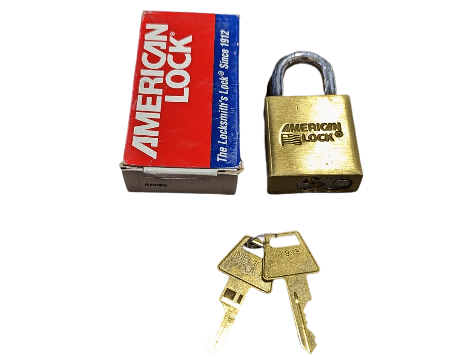 American Lock Padlock 5560 Series Solid Brass 13/4 Body KD A5560