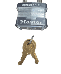 2-PACK Heavy Duty 1-1/2" Lam Steel Padlock Master Lock Padlocks 3KA