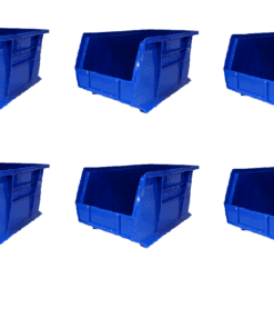 6-PACK AkroBins 14-1/4" x 8-1/4" x 7" Plastic Stackable Storage Container 30-240