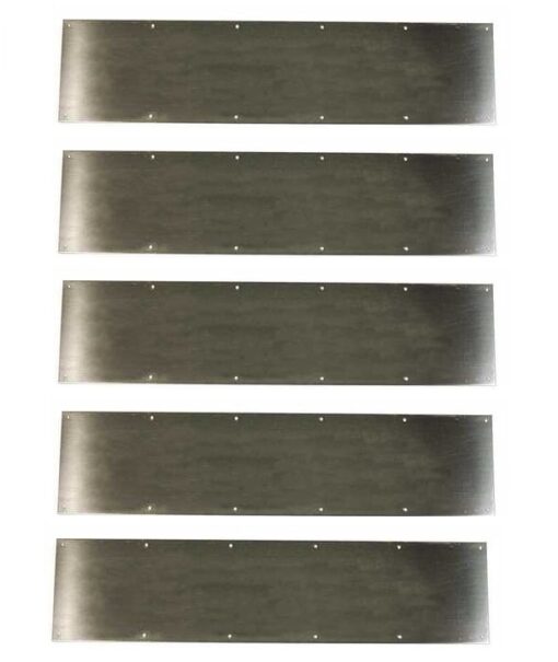 5PACK US LOCK 2400 Kick Plate 10″ X 34″ Industrial in Stainless Steel