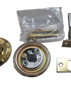US Lock USN1680SL3 Standard Duty Deadlock in Bright Brass