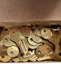 50-PACK Taylor Line FR2-BR Key Blank Brass Finish