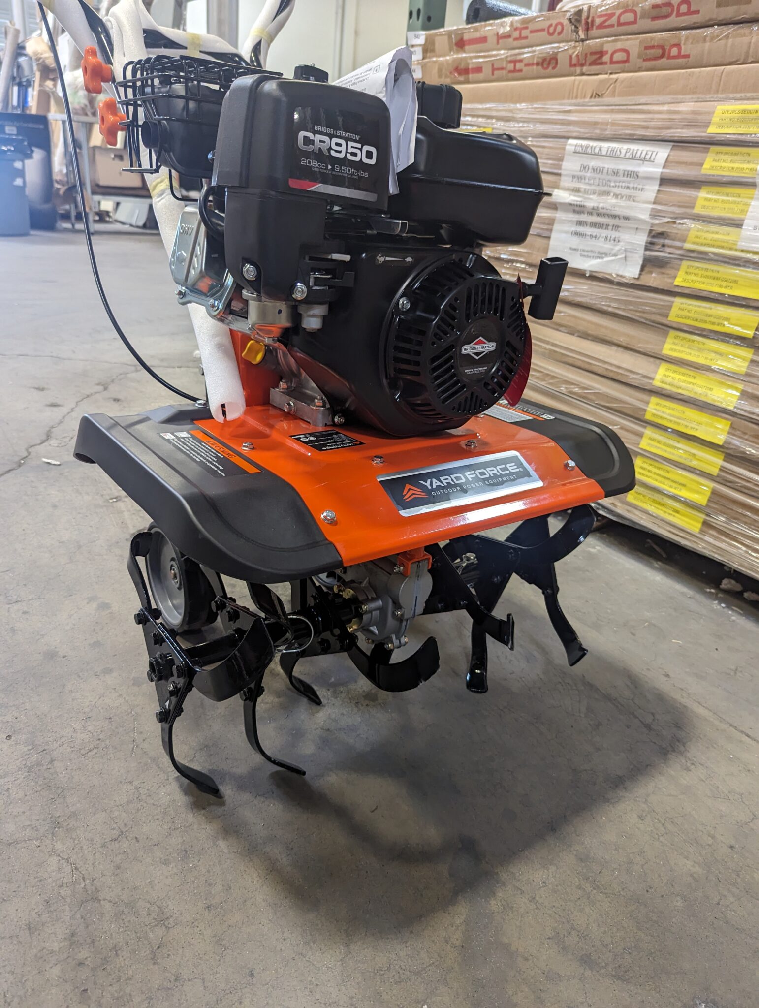 Yard Force 21″ 208 cc Gas FrontTine Tiller YF21FTT Garland Home Center