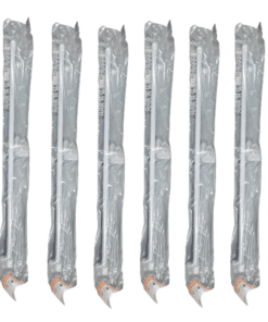 6PK Kenney KN41/1P Traverse Curtain Rod White 24" - 42" L