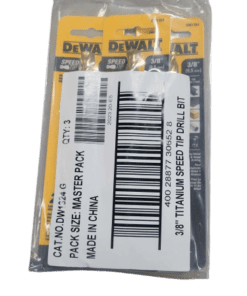 3-PACK DeWalt Titanium Split Point Drill Bits 3/8 in - DW1324