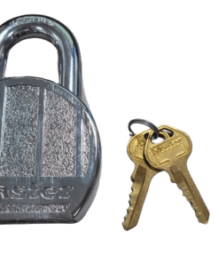 Master Lock Keyed Padlock 15/16 in Round Silver 230