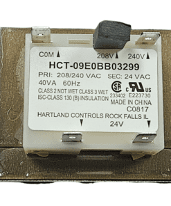 HCT-09E0BB03299 Duct Separator Isolation Transformer 40VA 208V 240V to24V UL CUL