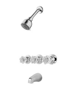 Pfister Bedford 3-Handle Tub & Shower Faucet in Polished Chrome
