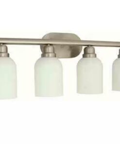 Monument 4-Light Brushed Nickel Bath Light - 2479608