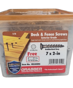 Grabber Screws #7 2 in. Phillips Flat-Head Wood Deck Screws 23935