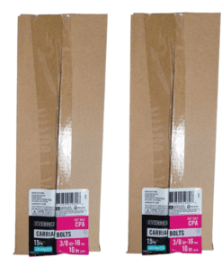 30-PACK Everbilt 3/8 in.-16 x 10 in. Galvanized Carriage Bolt