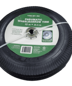 Pneumatic Replacement Tire for Wheel Barrow - 10" PR003
