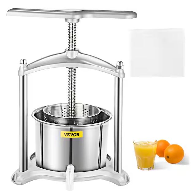 Vevor Fruit Wine Press Juice Press For Cider Vegetables Cheese ...