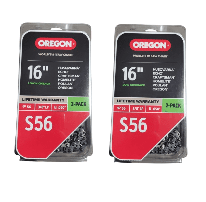 2-PACK Oregon 16" Universal Chainsaw Chain S56 [ 2 Pack ]