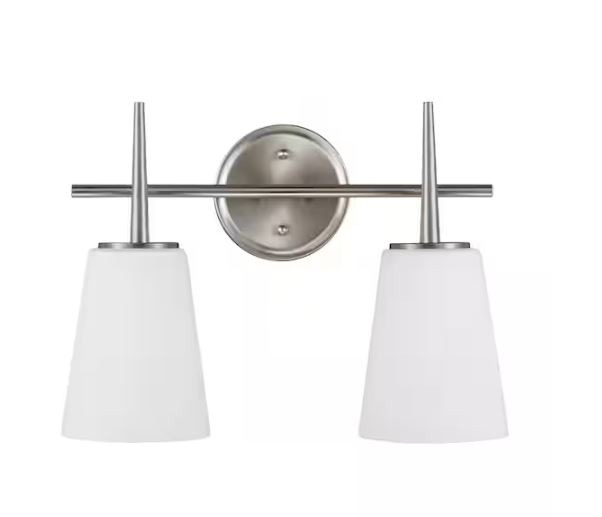 Generation Lighting Driscoll 15.5 in. 2Light Contemporary Brushed
