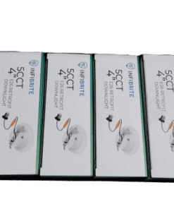 6-PACK InfiBrite 4" 5CCT 750 Lumens Integrated LED Light Kit Dimmable Wet Rated