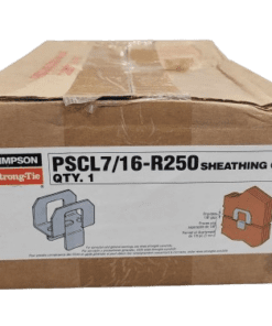 Simpson Strong-Tie PSCL 7/16 in. 20-Guage Galvanized Sheathing Clip (250-Qty)