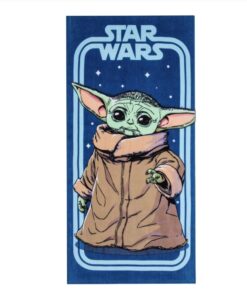 Star Wars The Child Vintage Beach Towel Blue - Grogu