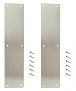 2-PACK Everbilt 3-1/2 in. x 15 in. Stainless Steel Push Plate