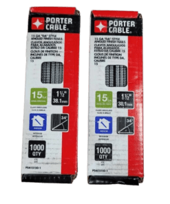 2000 PACK Porter Cable 1-1/2 in. x 15-Gauge Glue Collated Nail [ 1000 Per Box ]