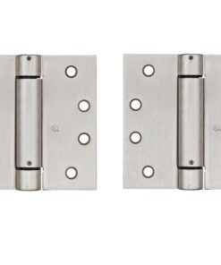 2-PACK National 4 In. Square Spring Door Hinge in Satin Nickel N350-801