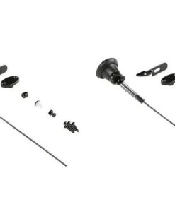 2-PACK National Hardware 13.78 in. L Black Automatic Gate Latch Pull