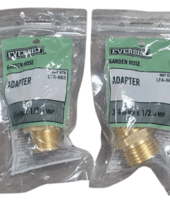 2-Pack Everbilt 3/4 in. MHT x 1/2 in. MIP Brass Adapter Fitting