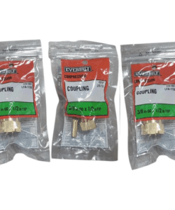 5-PACK Everbilt 3/8 in. OD Compression x 1/2 in. FIP Brass Adapter Fitting