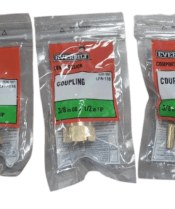 3-PACK Everbilt 3/8 in. OD Compression x 1/2 in. FIP Brass Adapter Fitting