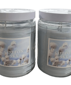 2-PACK AROMAHOME BY SLATKIN & CO 18 oz. Cotton Sky Scented Candle Jar