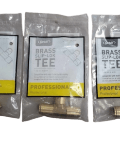 3-Pack Orbit 3/8 in. Slip-Lok Brass Slip x Slip x Slip Mist Tee