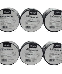 6-PACK Orbit 2 in. x 50 ft. 20 Mil Pipe Wrap Duct Tape