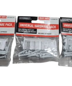 3-Pack Everbilt Heavy Duty Zinc Universal Hardware Pack-Shelving Hardware