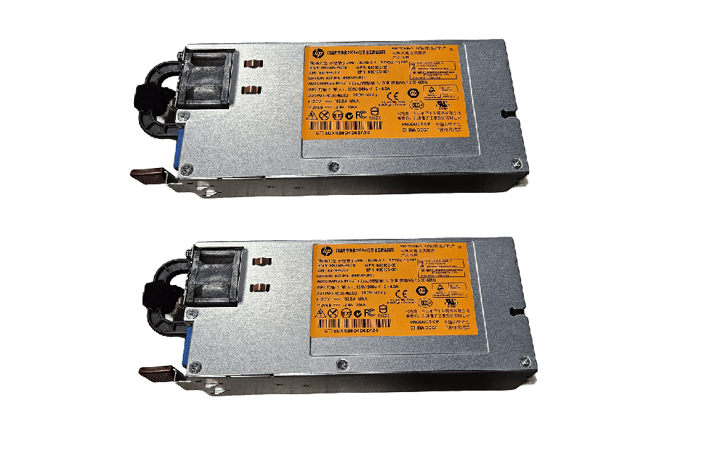 2X HP Proliant DL380 / ML370 G6 750W Power Supply 643955-101 Platinum ...
